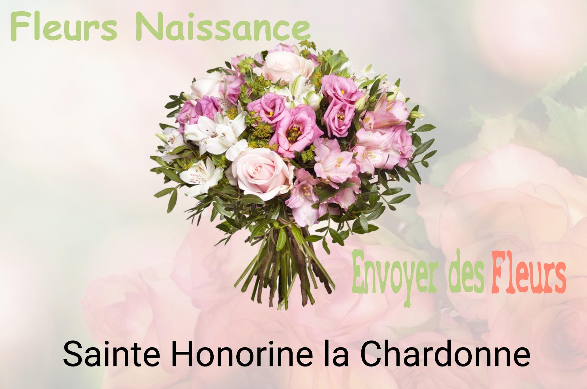 Bouquet de fleurs de naissance livré à Sainte-Honorine-la-Chardonne